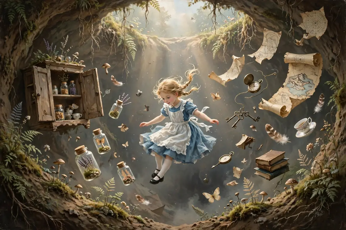 CHAPTER PLATE — Down the rabbit hole — original Eternity plate